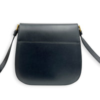 Bobby Frame Shoulder Bag Black in Calfskin, Gold hardware