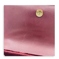 Sunset Shoulder Bag Burgundy in Velvet, Gold hardware