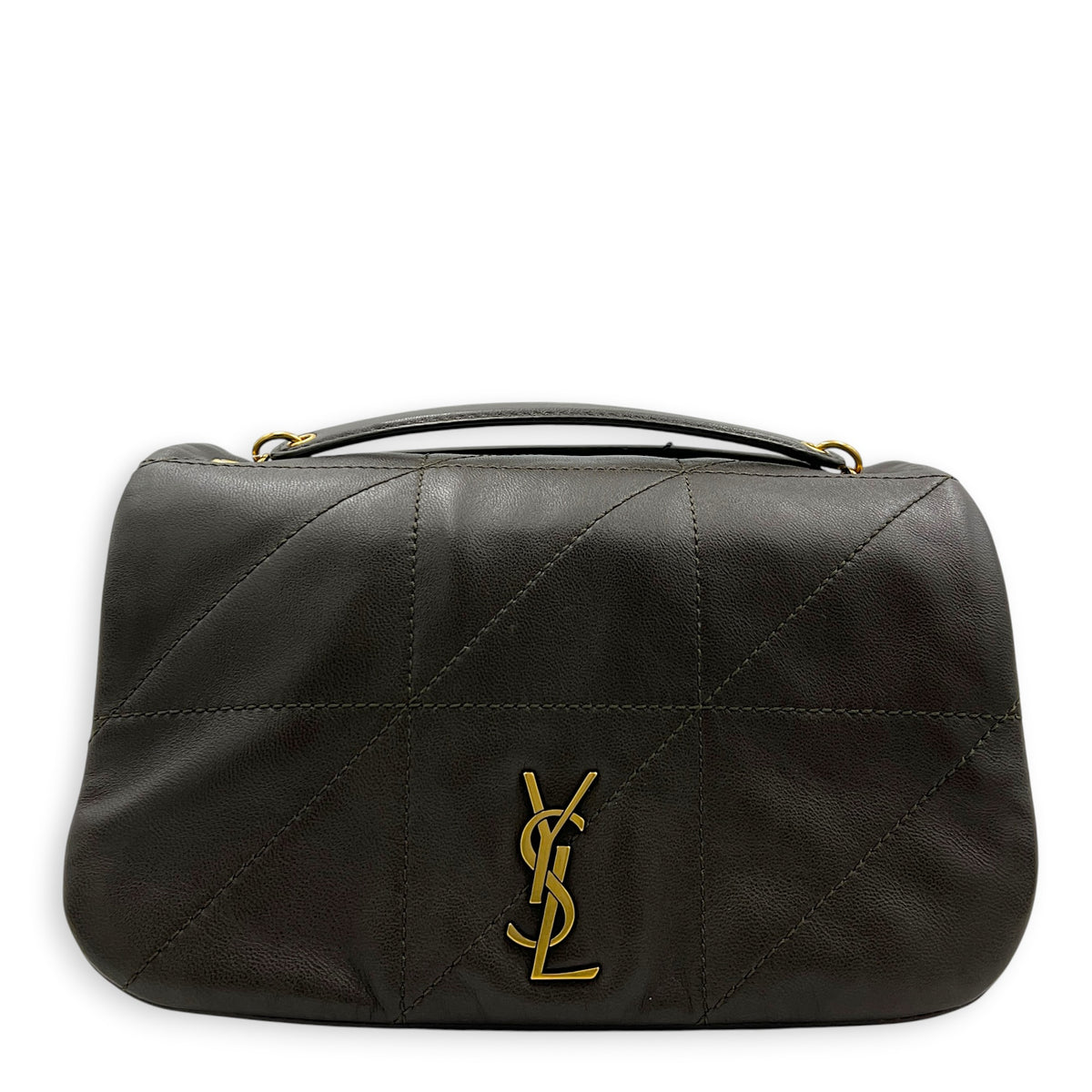 Jamie 4.3 Shoulder Bag Mini Green in Lambskin, Gold hardware