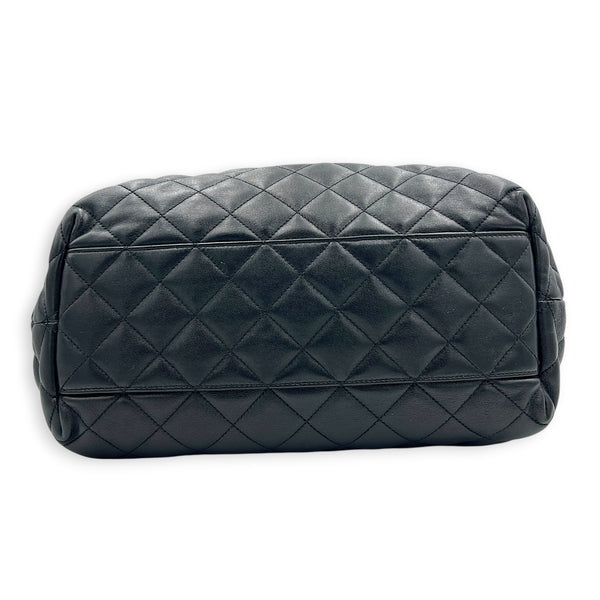 ICare Top Handle Bag Small Black in Lambskin, Gold hardware