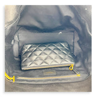 ICare Top Handle Bag Small Black in Lambskin, Gold hardware