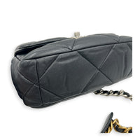 C19 Shoulder Bag Black in Lambskin, Mixed hardware