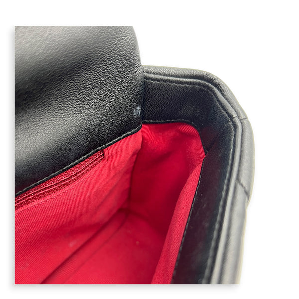 C19 Shoulder Bag Black in Lambskin, Mixed hardware