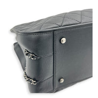 Frame In Chain Shopping Tote Bag Black in Calfskin, Silver hardware