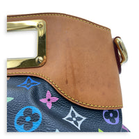 Judy Shoulder Bag Multi-colour in Monogram Coated Canvas, Gold hardware