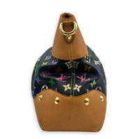 Judy Shoulder Bag Multi-colour in Monogram Coated Canvas, Gold hardware