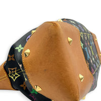 Judy Shoulder Bag Multi-colour in Monogram Coated Canvas, Gold hardware