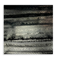 Re-Edition 2000 Shoulder Bag Black in Sequins, Silver hardware