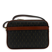 Le Monogram Shoulder Bag Brown in Coated Canvas, Gold hardware