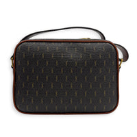 Le Monogram Shoulder Bag Brown in Coated Canvas, Gold hardware