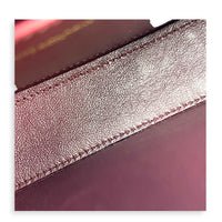 Voltaire Shoulder Bag Red in Calfskin, Gold hardware