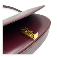 Voltaire Shoulder Bag Red in Calfskin, Gold hardware