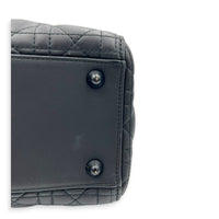 Lady Dior Top Handle Bag Black in Lambskin, Black hardware