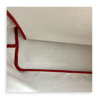 Artois Tote Bag Red in Coated Canvas, Silver hardware