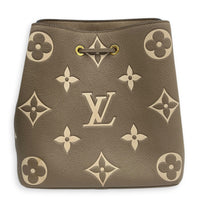 NeoNoe Bucket Bag Beige in Empreinte Leather, Gold hardware