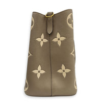 NeoNoe Bucket Bag Beige in Empreinte Leather, Gold hardware