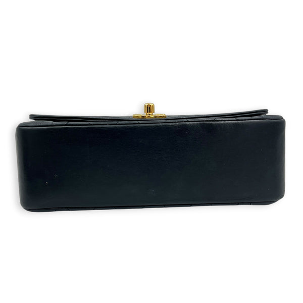 Vintage Diana Crossbody Bag Black in Lambskin, Gold hardware