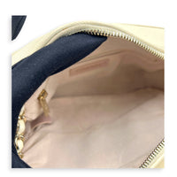 CC Camera Shoulder Bag Beige in Caviar Leather, Gold hardware