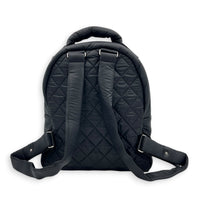 Coco Cocoon Backpack Black in Nylon, Silver hardware