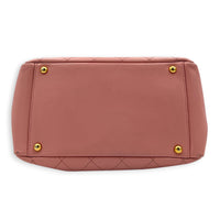 PTT Petite Timeless Tote Bag Pink in Calfskin, Gold hardware
