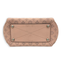 Mahina Babylon Shoulder Bag Pink in Calfskin, Silver hardware