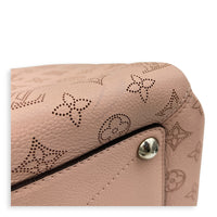 Mahina Babylon Shoulder Bag Pink in Calfskin, Silver hardware