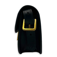 Miss Dior Graffiti Shoulder Bag Black in Calfskin, Gold hardware