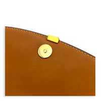 Voltaire Top Handle Bag Brown in Calfskin, Gold hardware