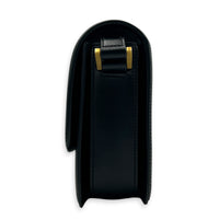 Solferino Shoulder Bag Black in Calfskin, Gold hardware