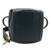 Motorcycle Convertible Grey Backpack in Calfskin, Gold hardware