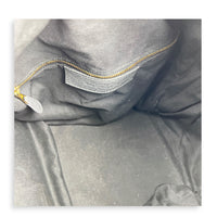 Motorcycle Convertible Grey Backpack in Calfskin, Gold hardware