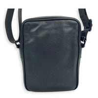 Danube Shoulder Bag Black in Calfskin, Black hardware