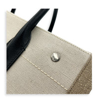 Rive Gauche Tote Bag Beige in Canvas, Silver hardware