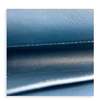 Kelly Cut Bleu de Prusse Clutch in Swift, Gold hardware