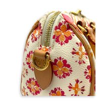 Speedy Bandouliere Top Handle Bag 20 By The Pool in Monogram Coated Canvas, Gold hardware