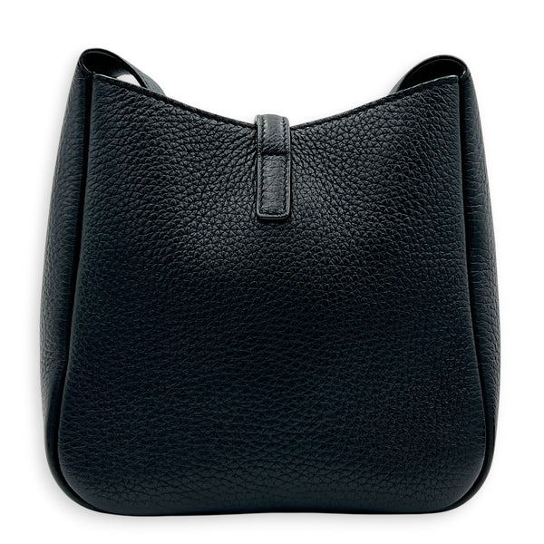 Le 5 A 7 Shoulder Bag Baby Black in Calfskin, Gold hardware