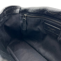 Niki Shoulder Bag Black in Calfskin, Ruthenium hardware