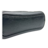 Gabrielle Small Black Shoulder Bag in Calfskin, Mixed hardware