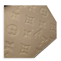Vavin Wallet On Chain Beige in Empreinte Leather, Gold hardware