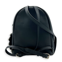 By The Way Backpack Black in Calfskin, Silver hardware