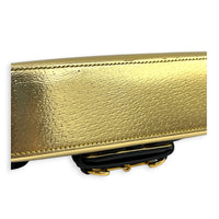 Horsebit 1955 Shoulder Bag Gold in Calfskin, Gold hardware