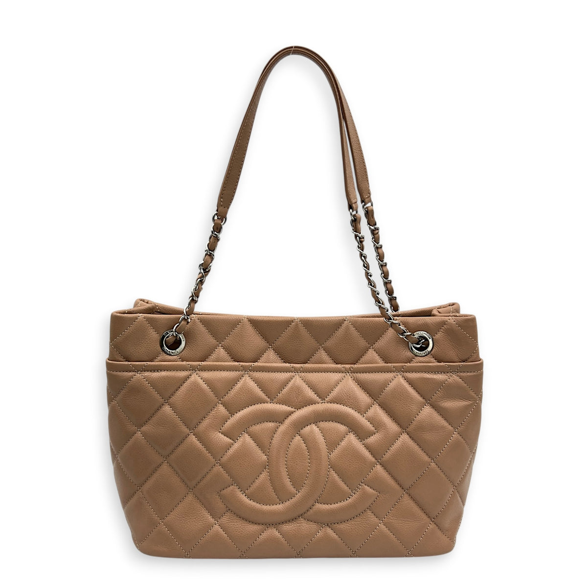 Timeless CC Shoulder Bag Black in Caviar Leather, Silver hardware