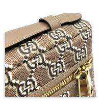 Shadow Multi-colour Vanity Bag in Coated Canvas, Gold hardware