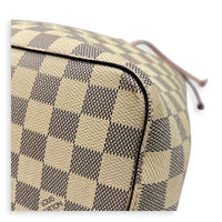 NeoNoe MM Azur Bucket Bag in Coated Canvas, Gold hardware