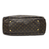 Artsy Shoulder Bag GM Brown in Monogram Coated Canvas, Gold hardware