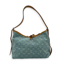 Carryall Tote Bag PM Denim Blue in Denim, Gold hardware