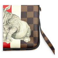 x Chapman Brothers Savane Amazon Rhinoceros Crossbody Bag Brown, Silver hardware