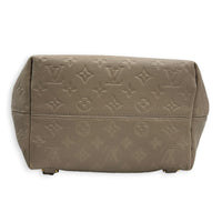 Montsouris Backpack Beige in Monogram Empreinte Leather, Gold hardware