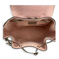 Montsouris Backpack Beige in Monogram Empreinte Leather, Gold hardware