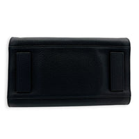 Sac de Jour Top Handle Bag Nano  Noir in Calfskin, Silver hardware